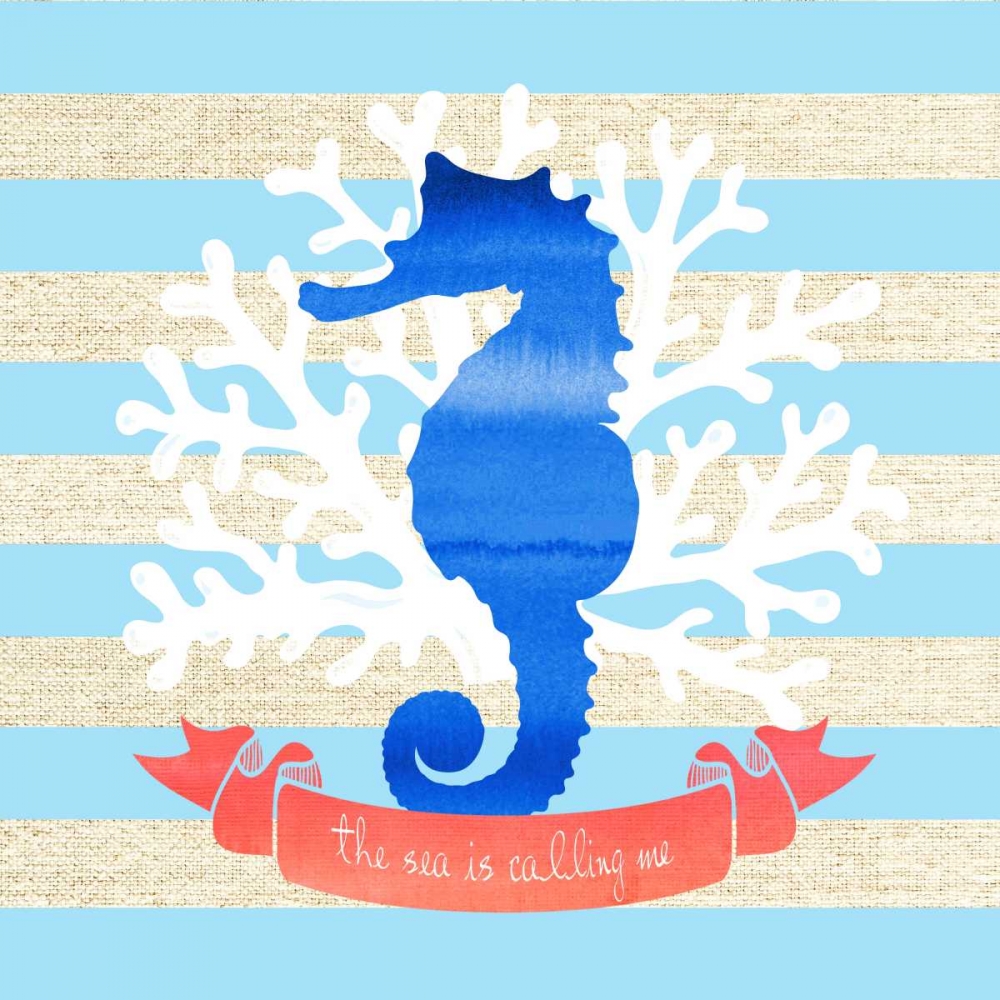 The Sea is Calling art print by Bella Dos Santos for $57.95 CAD