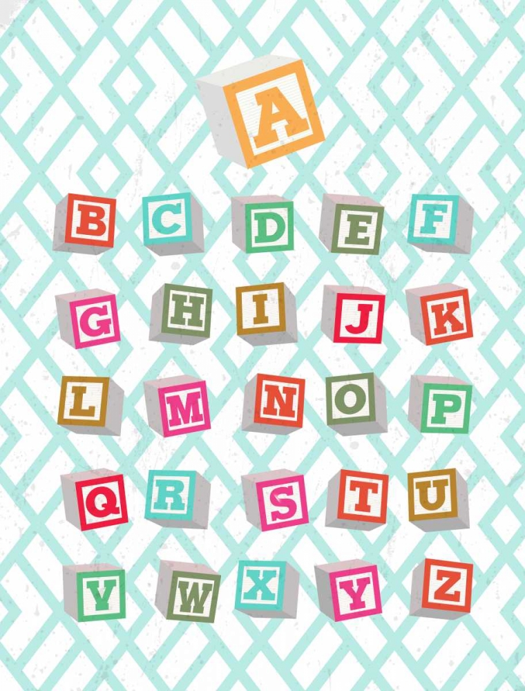 Alphabet Blocks art print by Bella Dos Santos for $57.95 CAD