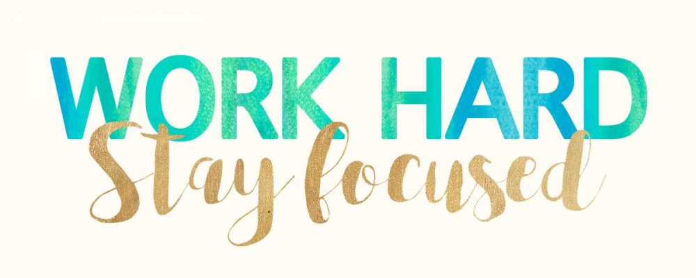 Work Hard art print by Bella Dos Santos for $57.95 CAD