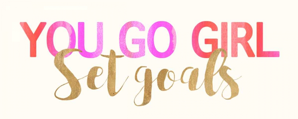 Set Goals art print by Bella Dos Santos for $57.95 CAD