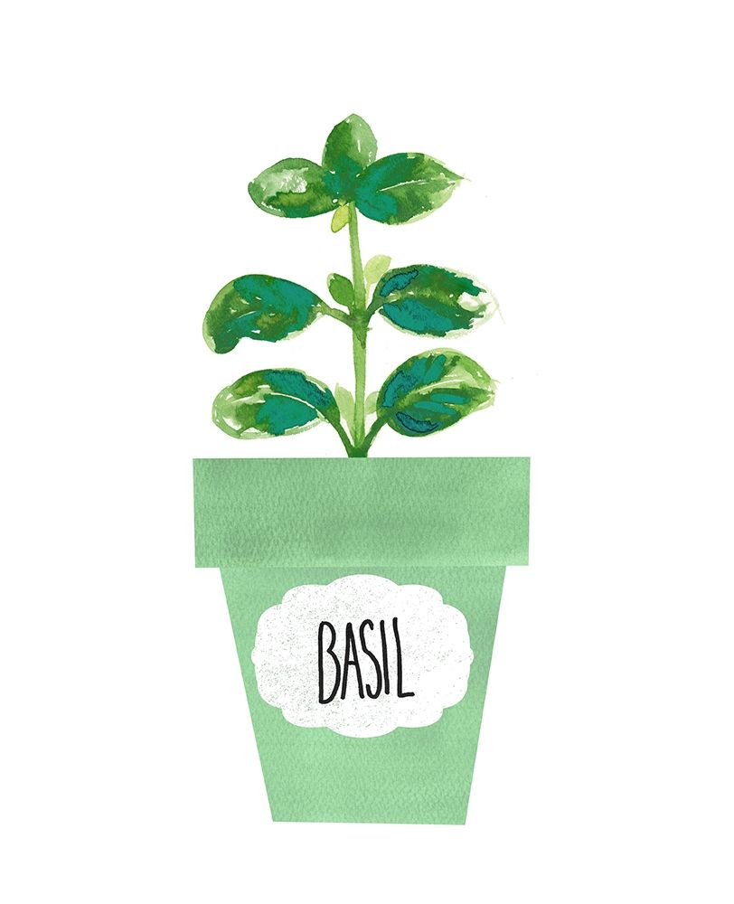 Basil Pot art print by Bella Dos Santos for $57.95 CAD