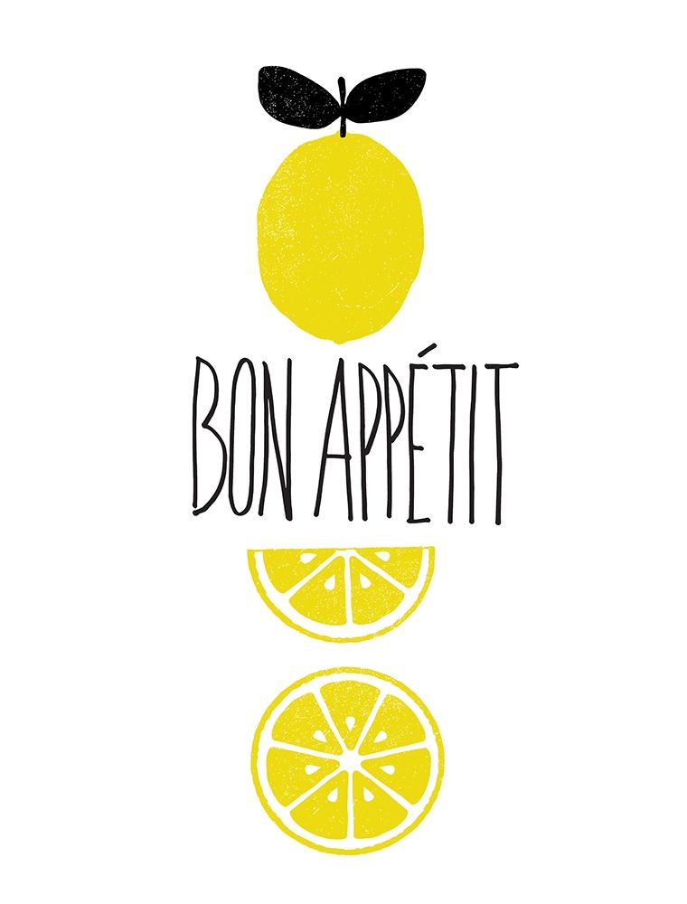 Bon Appetit Lemons art print by Bella Dos Santos for $57.95 CAD