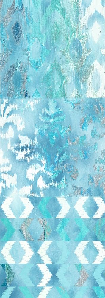 Blue Silk Ikat 1 art print by Bella Dos Santos for $57.95 CAD
