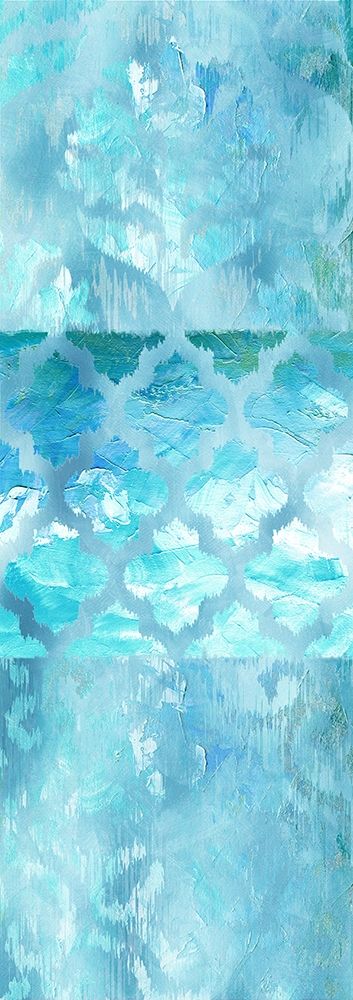 Blue Silk Ikat 2 art print by Bella Dos Santos for $57.95 CAD