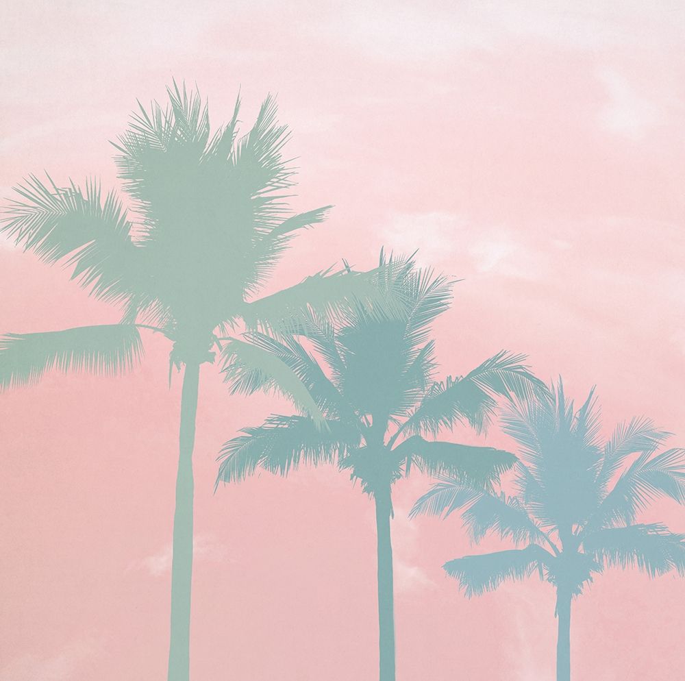 Sunset Palm Trees art print by Bella Dos Santos for $57.95 CAD