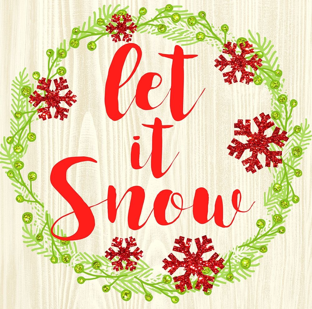Let It Snow art print by Bella Dos Santos for $57.95 CAD