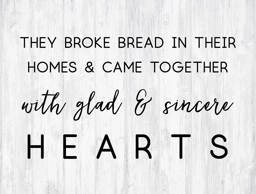 Glad and Sincere Hearts art print by Bella Dos Santos for $57.95 CAD