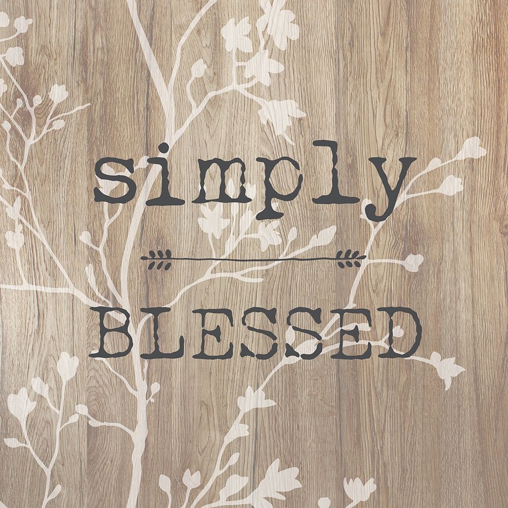 Simple Blessed art print by Bella Dos Santos for $57.95 CAD
