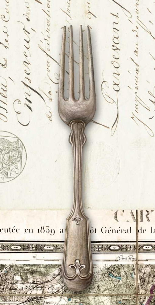 French Cuisine Fork art print by Devon Ross for $57.95 CAD