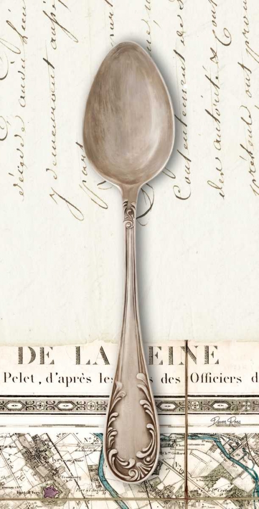 French Cuisine Spoon art print by Devon Ross for $57.95 CAD
