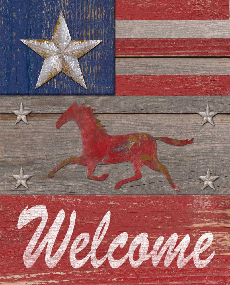 Rustic Welcome art print by Sam Appleman for $57.95 CAD