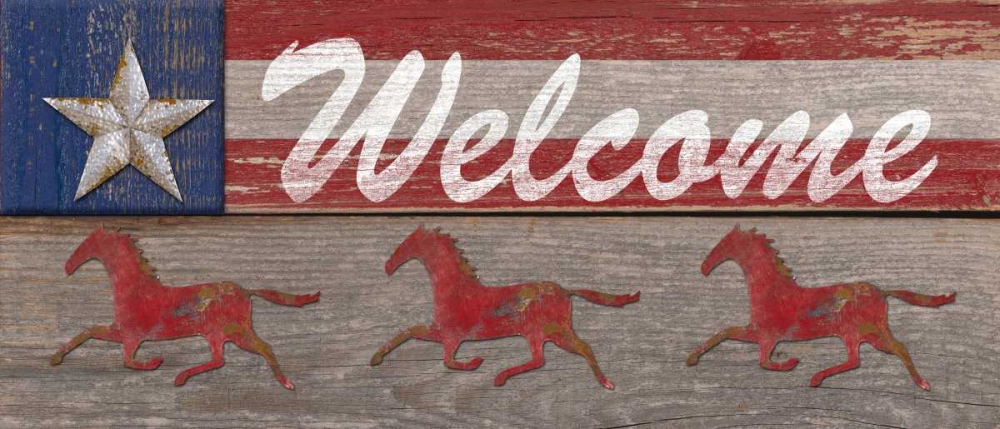 Rustic Welcome art print by Sam Appleman for $57.95 CAD