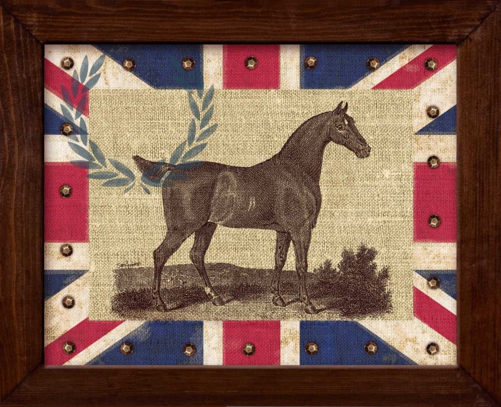 British Equestrian art print by Sam Appleman for $57.95 CAD