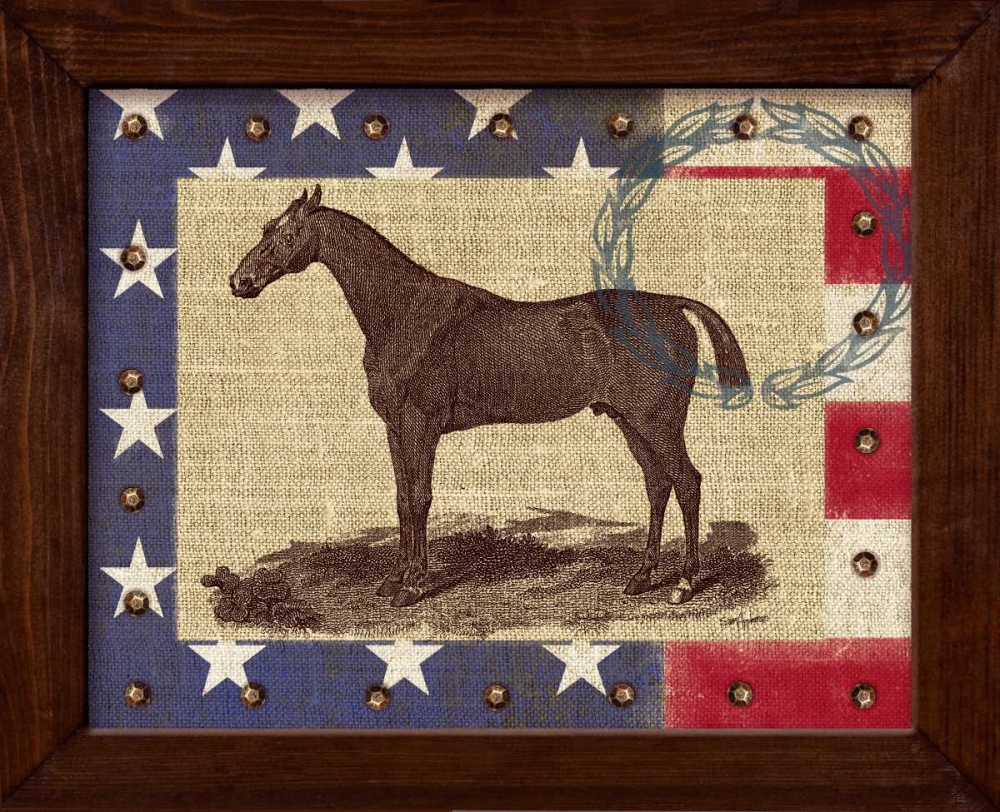 American Equestrian art print by Sam Appleman for $57.95 CAD