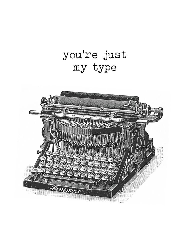 Just My Type art print by Sam Appleman for $57.95 CAD