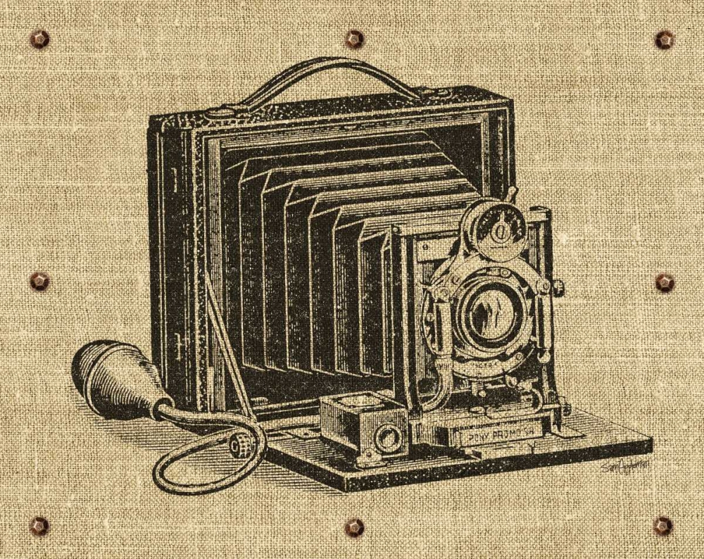 Vintage Camera art print by Sam Appleman for $57.95 CAD