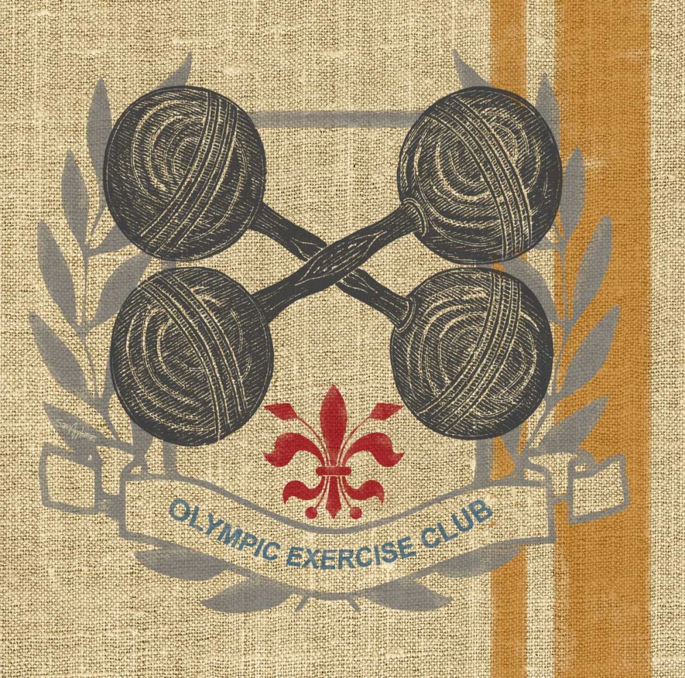 Olympic Exercise Club art print by Sam Appleman for $57.95 CAD
