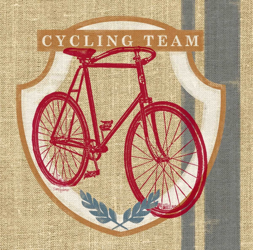 Cycling Team art print by Sam Appleman for $57.95 CAD