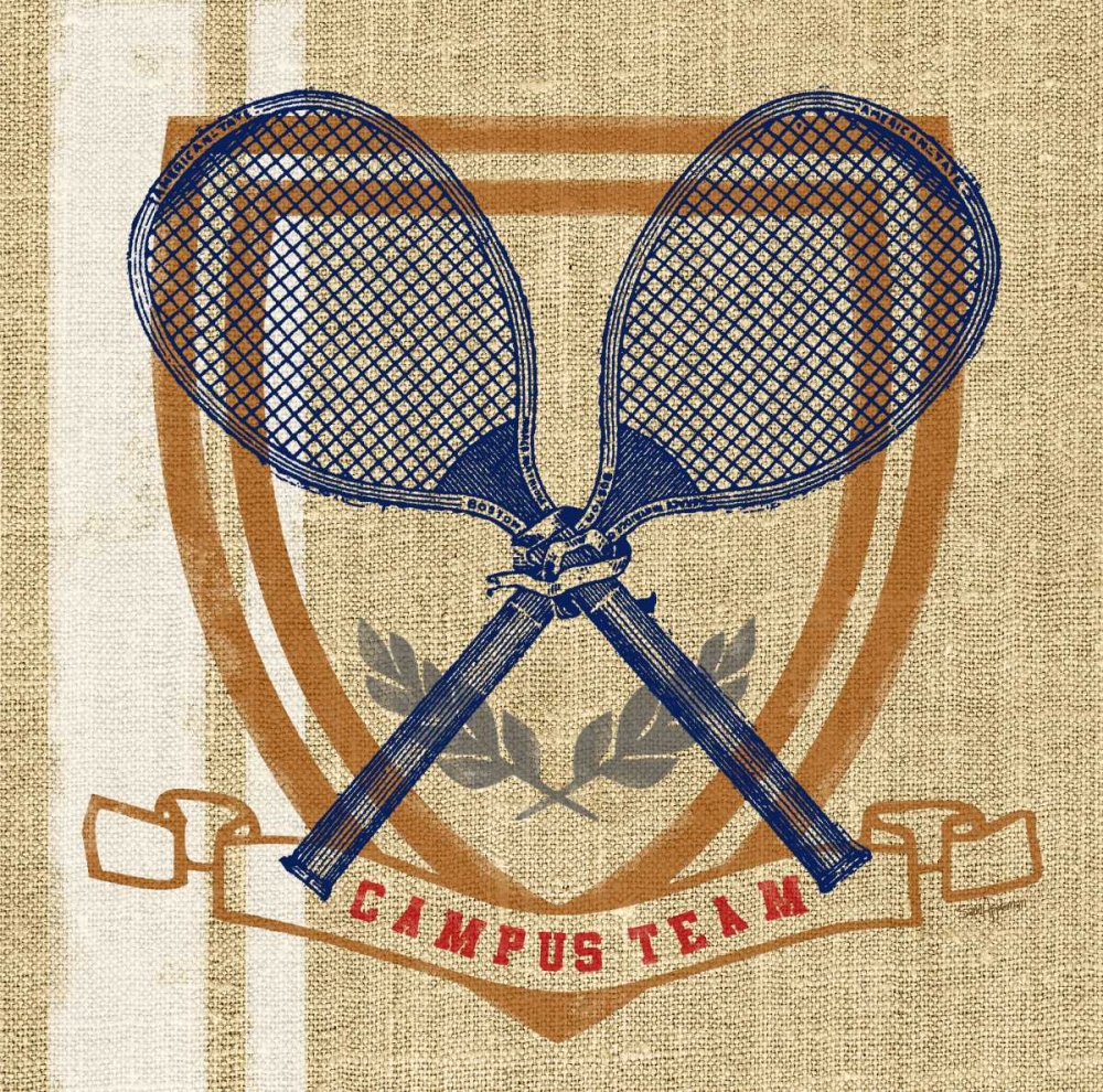 Campus Tennis Team art print by Sam Appleman for $57.95 CAD