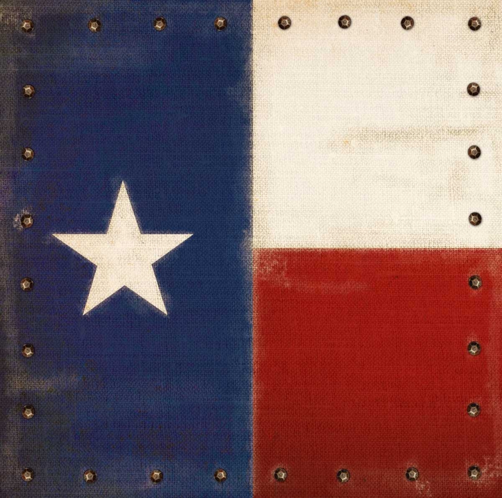 Vintage Texas Flag art print by Sam Appleman for $57.95 CAD