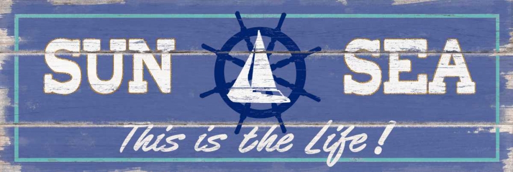 Sun and Sea art print by Sam Appleman for $57.95 CAD