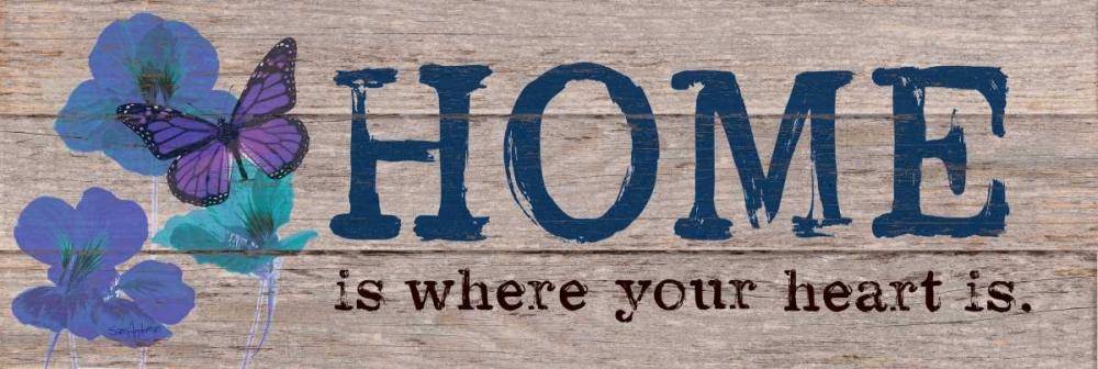 Where Your Heart Is Blue art print by Sam Appleman for $57.95 CAD
