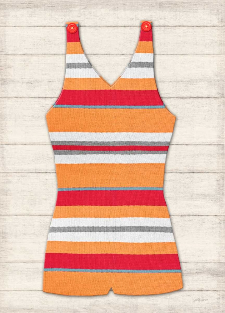 Vintage Swim Suit 1 art print by Sam Appleman for $57.95 CAD