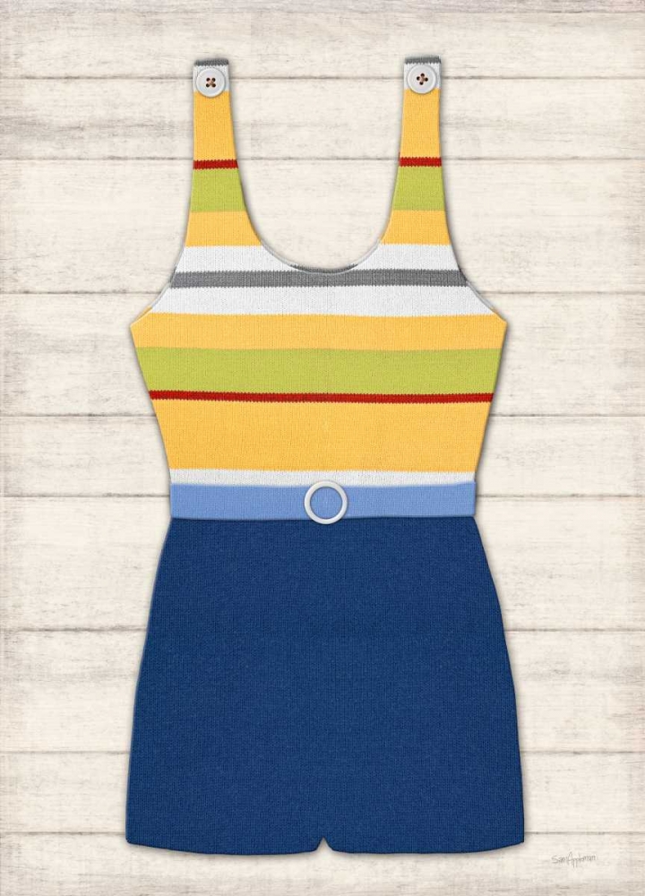 Vintage Swim Suit 2 art print by Sam Appleman for $57.95 CAD
