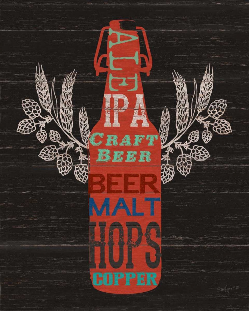 Old Style Ale Bottle art print by Sam Appleman for $57.95 CAD