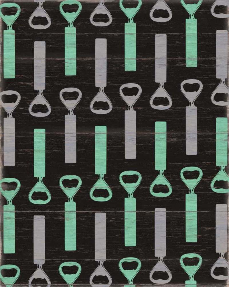 Beer Bottle Opener Pattern art print by Sam Appleman for $57.95 CAD