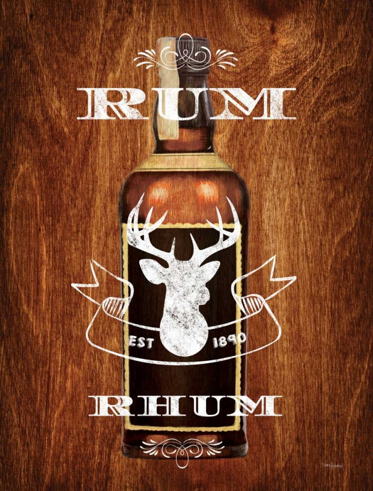 Rum Drinker Wood Sign art print by Sam Appleman for $57.95 CAD