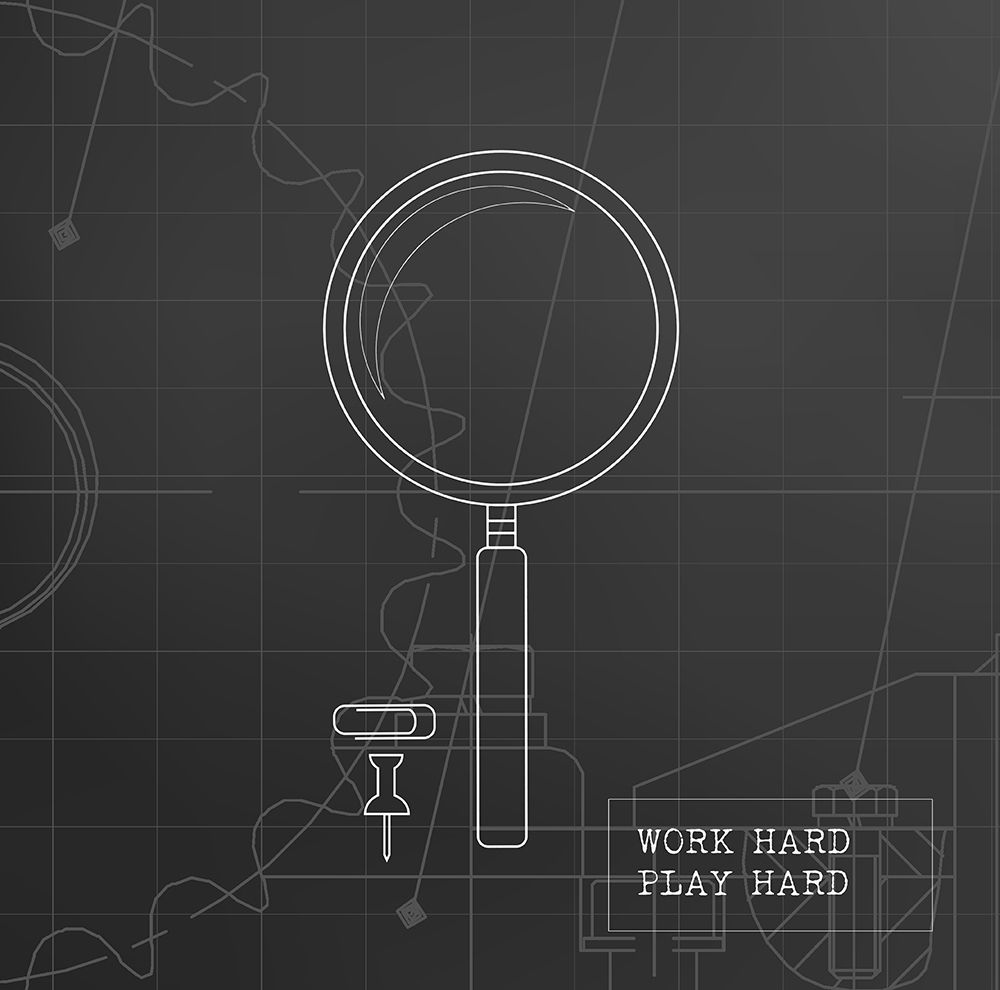 Magnify Blueprint art print by Sam Appleman for $57.95 CAD