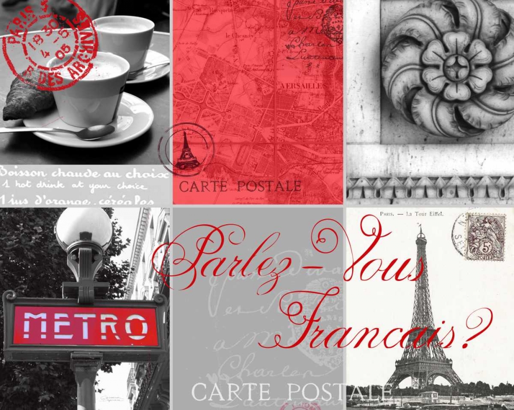 Parlez-Vous Francais art print by Cameron Duprais for $57.95 CAD