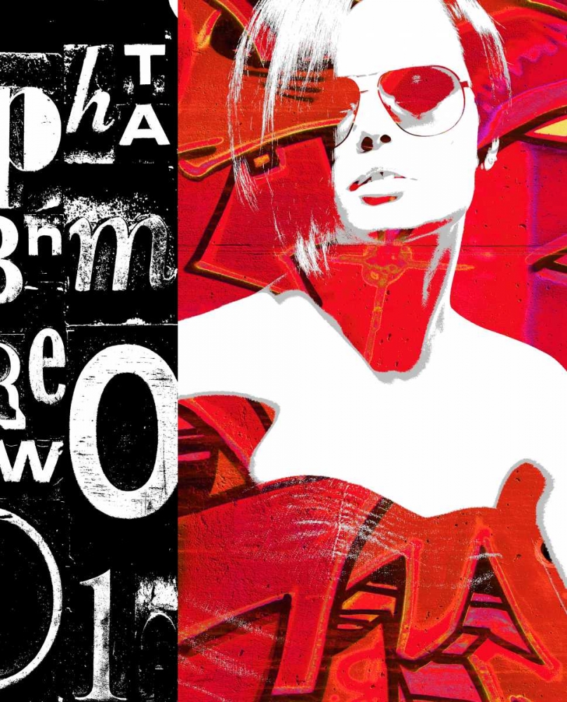 Fashion Graffiti 1 art print by Evangeline Taylor for $57.95 CAD