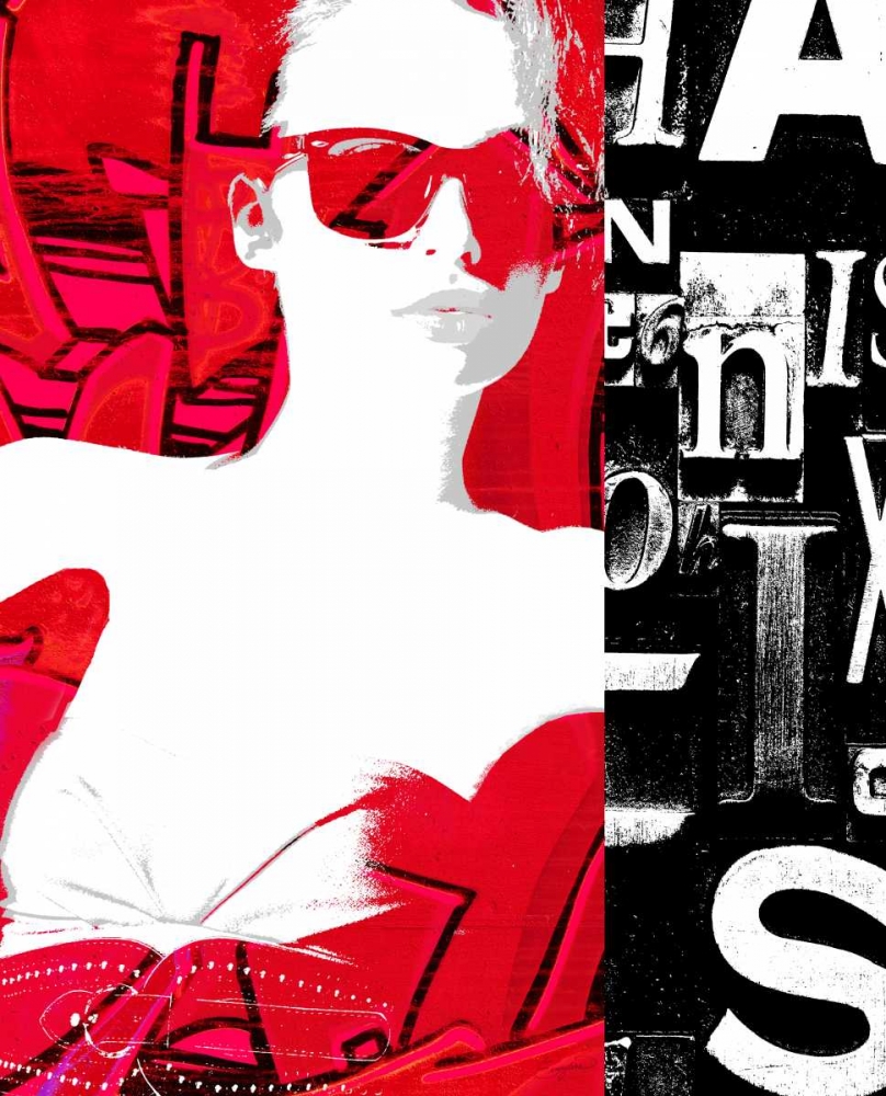 Fashion Graffiti 2 art print by Evangeline Taylor for $57.95 CAD