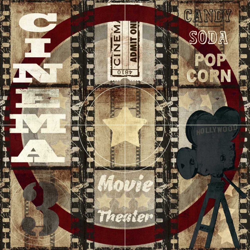 Cimemtatic Theme art print by Evangeline Taylor for $57.95 CAD
