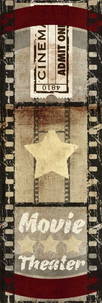 Cinema Ticket art print by Evangeline Taylor for $57.95 CAD