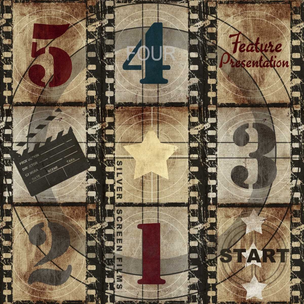 Feature Presentation Countdown art print by Evangeline Taylor for $57.95 CAD
