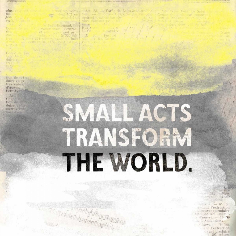 Small Acts art print by Evangeline Taylor for $57.95 CAD