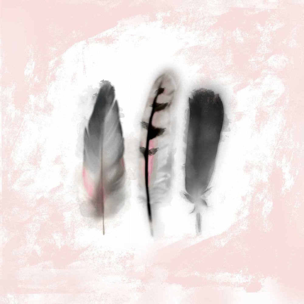Watercolor Feather Study 1 in Pink art print by Evangeline Taylor for $57.95 CAD