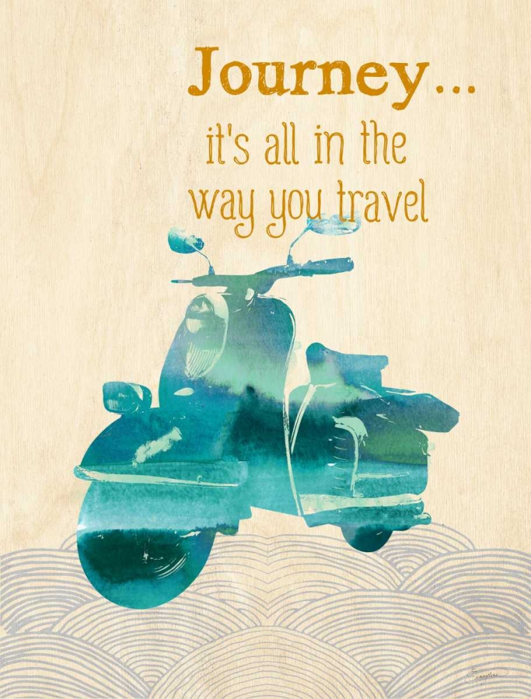 Its All In The Way You Travel art print by Evangeline Taylor for $57.95 CAD
