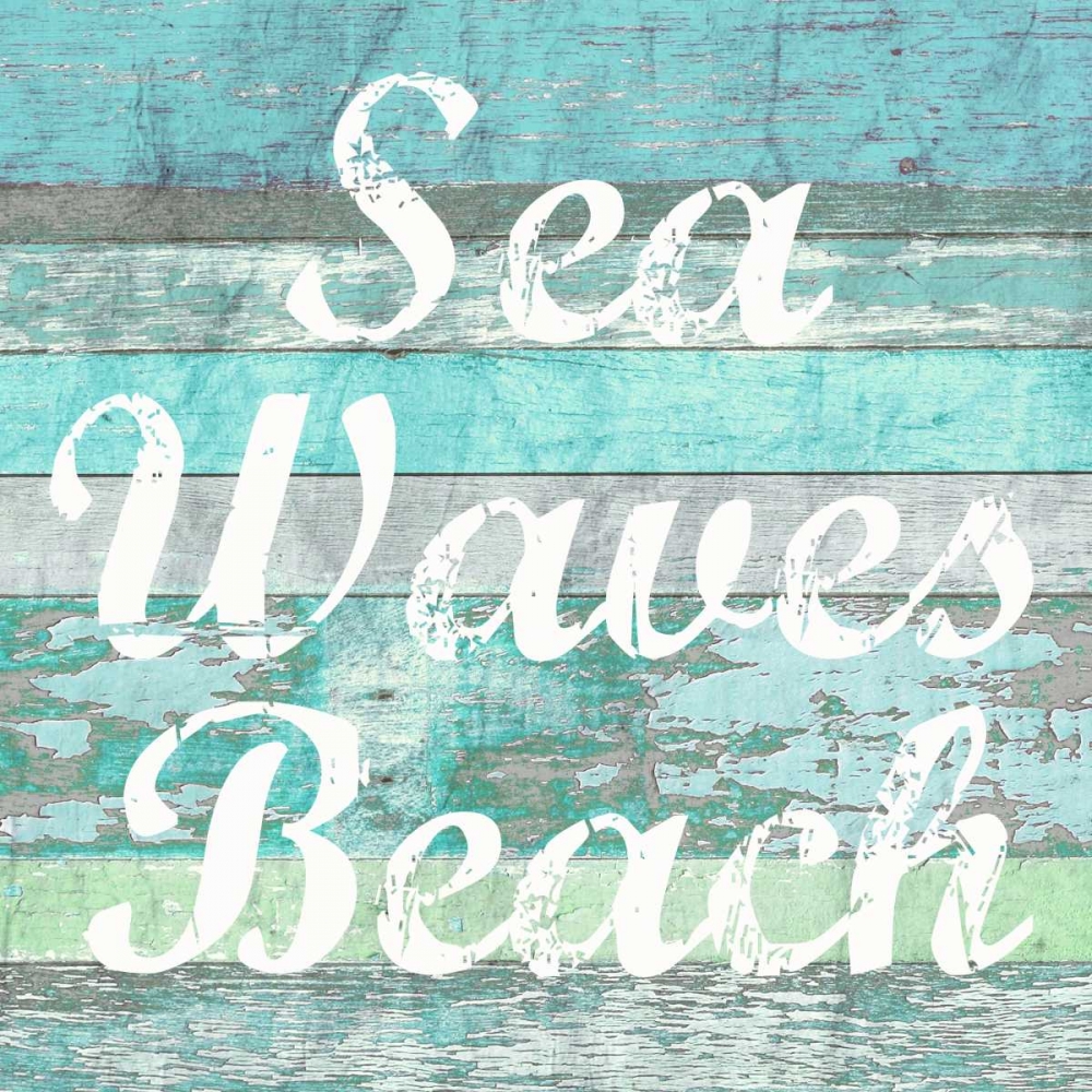 Sea Waves Beach art print by Evangeline Taylor for $57.95 CAD