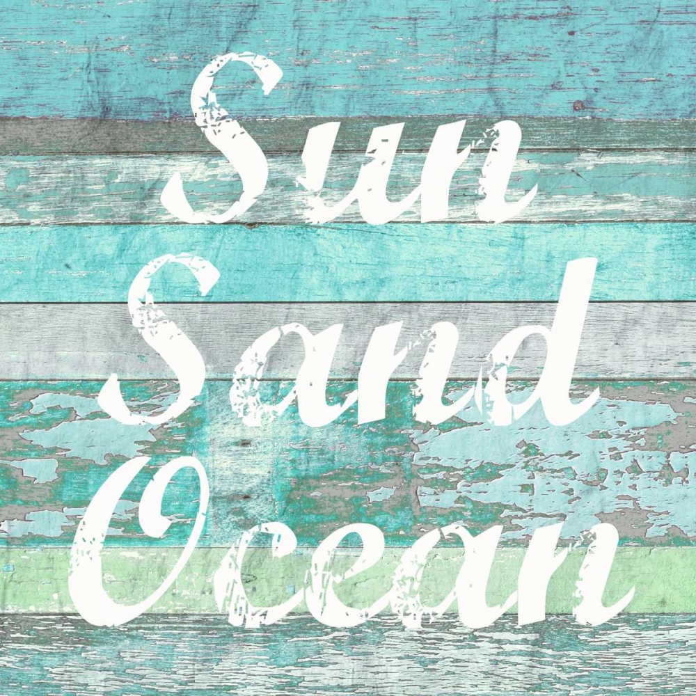 Sun Sand Ocean art print by Evangeline Taylor for $57.95 CAD
