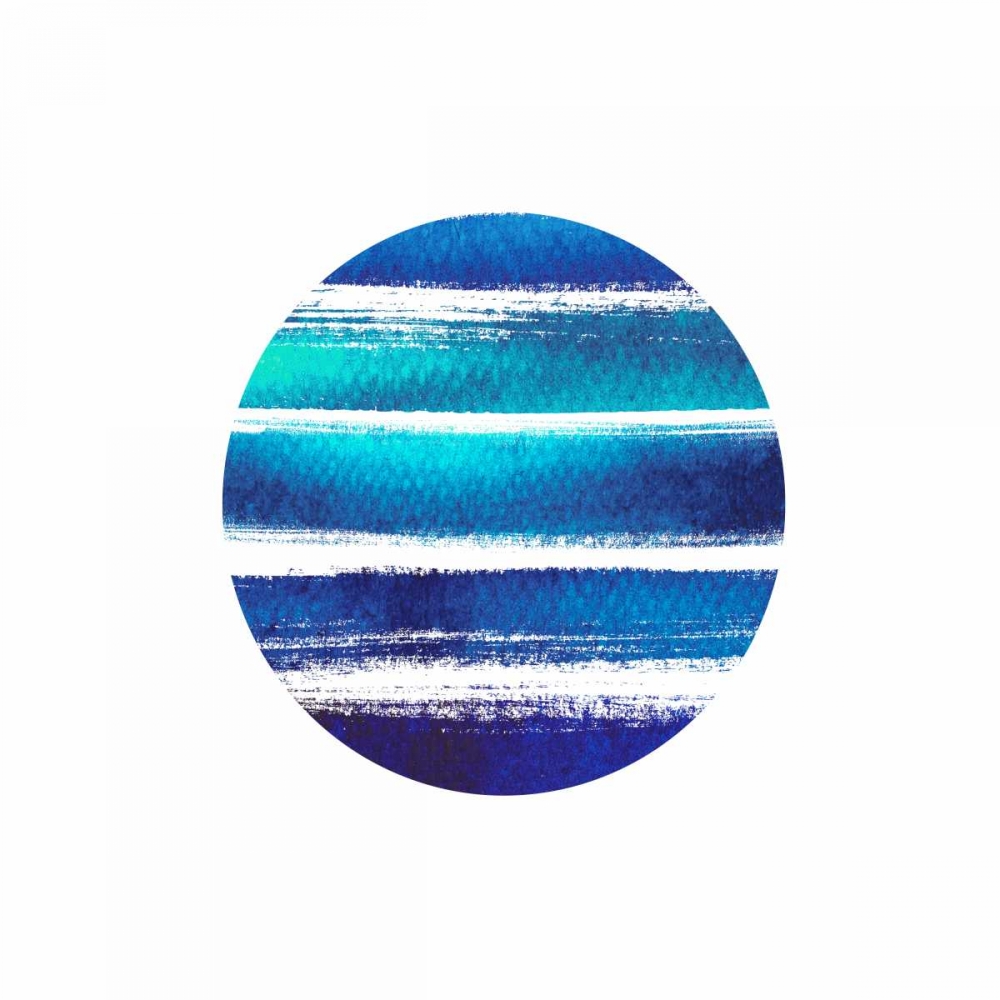 Circular Blues art print by Evangeline Taylor for $57.95 CAD