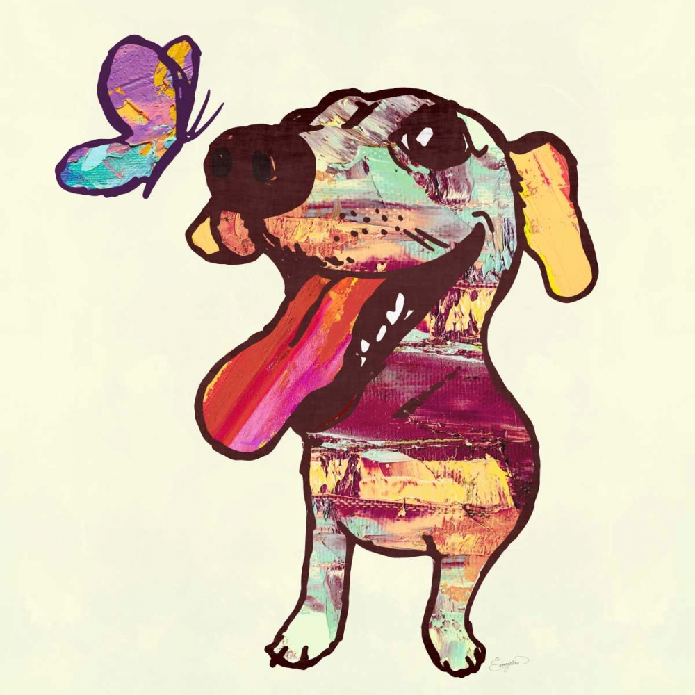 Barks and Butterfly art print by Evangeline Taylor for $57.95 CAD