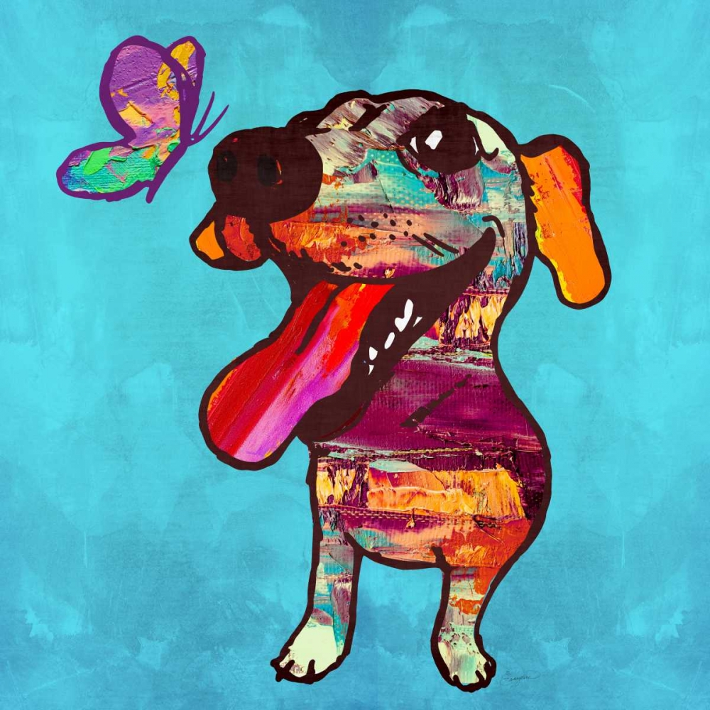 Barks and Butterfly art print by Evangeline Taylor for $57.95 CAD