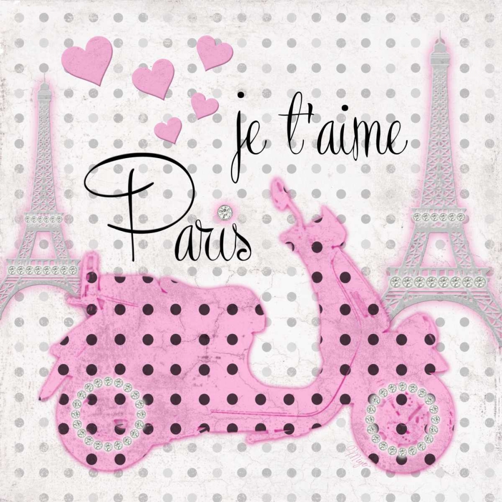 A Pink Scooter Kind Of Day art print by Miyo Amori for $57.95 CAD
