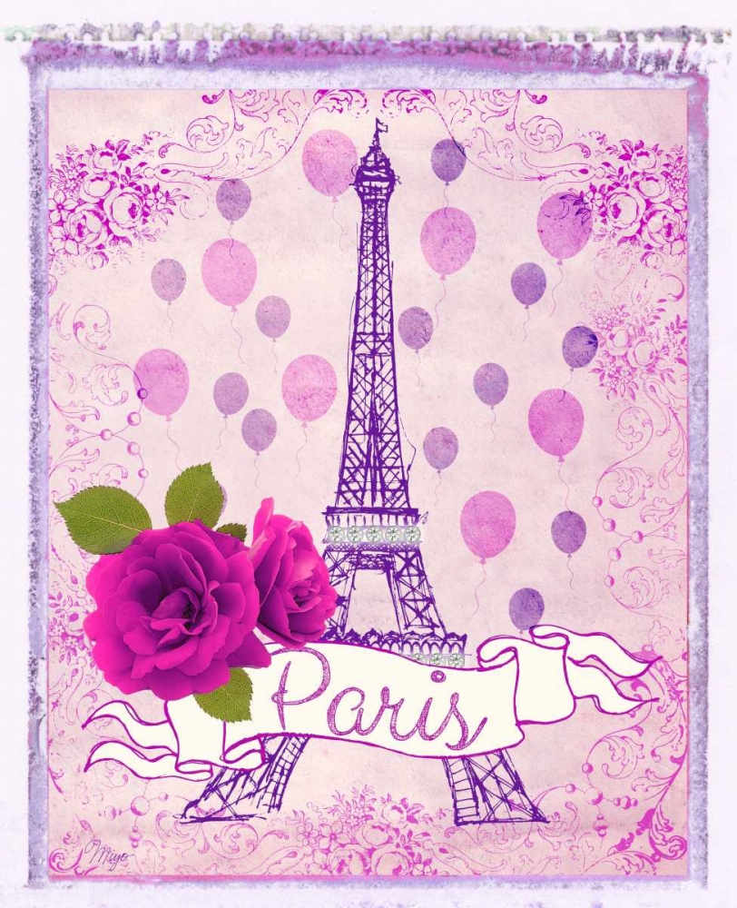 Pretty Paris Polaroid 1 art print by Miyo Amori for $57.95 CAD