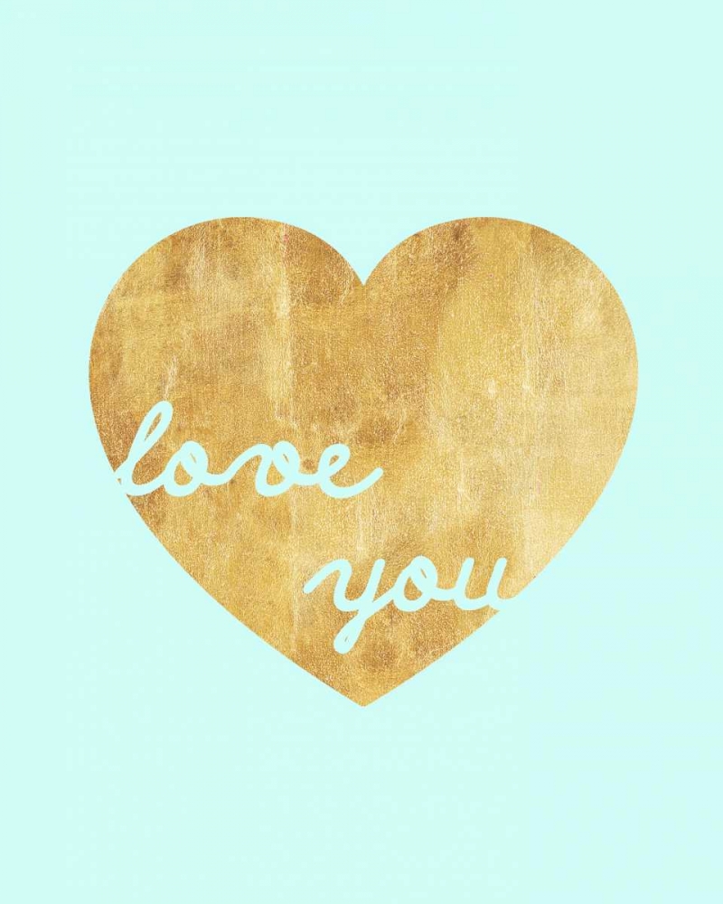 Heart of Gold Love art print by Miyo Amori for $57.95 CAD