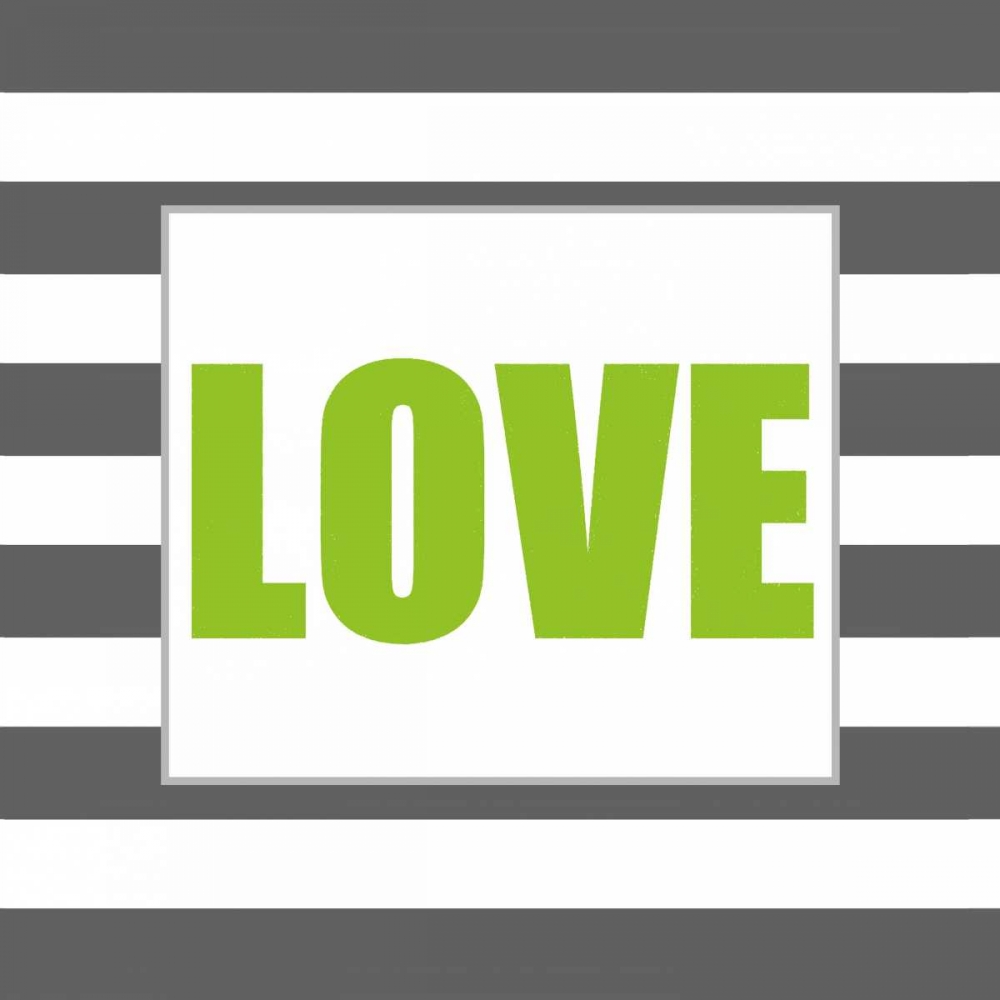 Shiny Big Love Green art print by Miyo Amori for $57.95 CAD